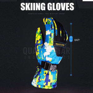 Good Quality Snowboard Gloves Wholesale Custom Made Winter Warm Thickened Warm Waterproof Men <b>Ski</b> Gloves - Product Image 3