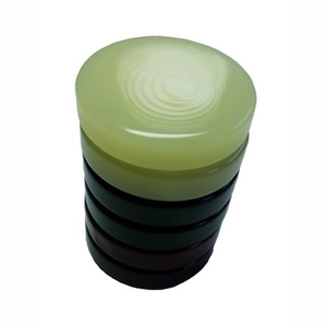 Juego de Backgammon y Damas, Resina Azul y Metal, Fichas de Juego Personalizadas, Accesorios para Juegos de Mesa - Product Image 4