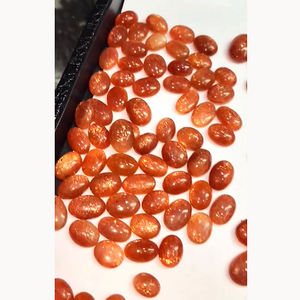 Haute qualité 440 pièces pierre de soleil naturelle 12mm-30mm ovale poire Marquise Cabochon 1860 Ct Lot pierres Orange en vrac Top Iroc ventes - Product Image 5