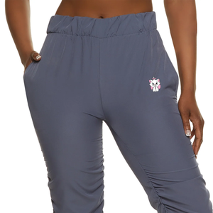 Pantalon d'été pour femmes Pantalon à taille haute et à jambes larges Pantalon décontracté empilé Pantalon de survêtement Legging Street Style pour dames - Product Image 3