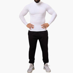 Camiseta Deportiva de Compresión de Manga Larga para Hombre, Transpirable, Ecológica, de Secado Rápido, con Logotipo Personalizado, OEM, ODM, Capa Base Deportiva, Venta al Por Mayor - Product Image 3