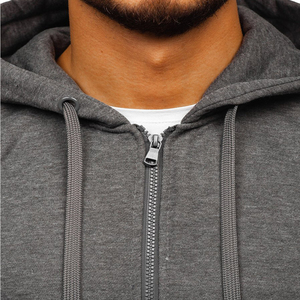 เสื้อสเวตเตอร์รุ่นยูนิเซ็กส์สำหรับผู้ชายเสื้อฮู้ดผ้าโพลีเอสเตอร์/ ผ้าฝ้ายปักดีไซน์3D - Product Image 4