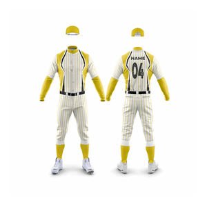 Maillot et pantalon haute performance conçus avec un tissu respirant, coupe athlétique confortable et mouvements flexibles pour le baseball - Product Image 3