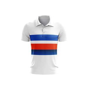 Polo de gran tamaño para hombre, impresión personalizada por sublimación, manga corta, secado rápido, algodón, fabricante OEM disponible - Product Image 4