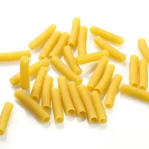 1kg de macarrão sedanini rigati saudável, pasta de macarrão vemicelle sedanini rigati com cor natural amarela, trigo duro