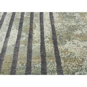 Alfombra Anudada a Mano Aakar by Kavi ESK-369(3D) de Lana Verde, Bambú y Seda, con Patrón Abstracto en Verde Granito/Verde Marino, Rectangular, para Uso Doméstico - Product Image 3