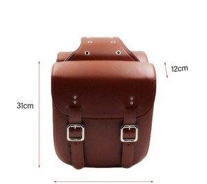 Nouveau Premium de haute qualité nouveau Design sac de selle latérale de moto en cuir de vachette véritable sac latéral en cuir occidental prêt à expédier - Product Image 2