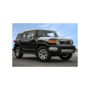 Toyotai FJ Cruiser ขายพร้อมไฟตัดหมอกไฟหน้าและแร็คหลังคาสำหรับโอเวอร์แลนดิงเกียร์