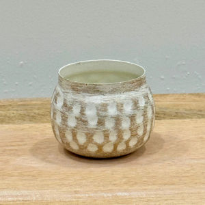 Bol de remplissage en cire de fer or antique pot en métal décoratif pour la décoration intérieure bougeoir fait main pour le style de salon - Product Image 1