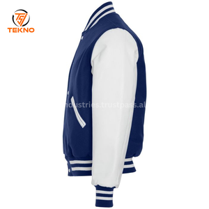 Chaqueta Bomber Varsity para hombre, nuevo diseño de talla grande, parches personalizados, chaqueta Letterman Varsity para hombre, servicio OEM - Product Image 2