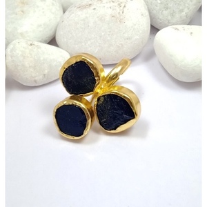 Brass Gemstone <b>Ring</b> Gold Plated <b>Crystal</b> <b>Rings</b> - Product Image 2