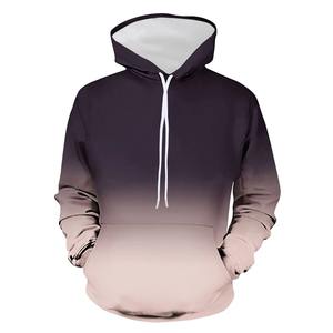 Winter New Men's Women's 3D Printed Gradient Comfortable Warm Daily Casual Sports Hoodie 100% Cotton Fleece Windproof - Product Image 2
