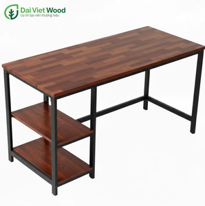 Escritorio de Oficina en Casa de Madera, Escritorio de Juegos con Marco de Metal, Ahorra Espacio, Fácil de Ensamblar, Portátil para Usar en la Sala de Estar - Product Image 3