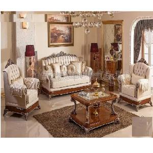 Meubles de salon sculptés à la main de style classique meubles de maison de luxe 5 places meubles de salon de style français de luxe - Product Image 1