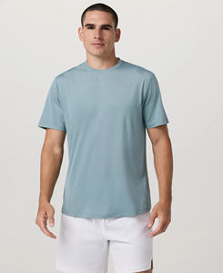 Camiseta deportiva y deportiva de la mejor calidad para hombre, tela suave y flexible bordada de LICRA/poliéster - Product Image 6