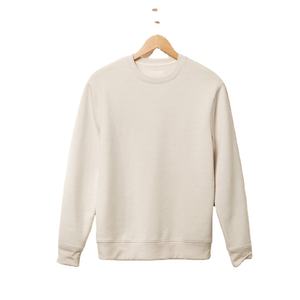 Sweat-shirt d'hiver en coton biologique imprimé pour femme, pull décontracté avec manches chauve-souris et logo frontal - Product Image 2