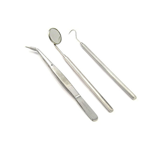 Kit d'outils dentaires professionnels nettoyage des dents Kit de soins bucco-dentaires cure-dents miroir dentaire grattoir à tartre sonde dentaire détartreur dentaire - Product Image 3