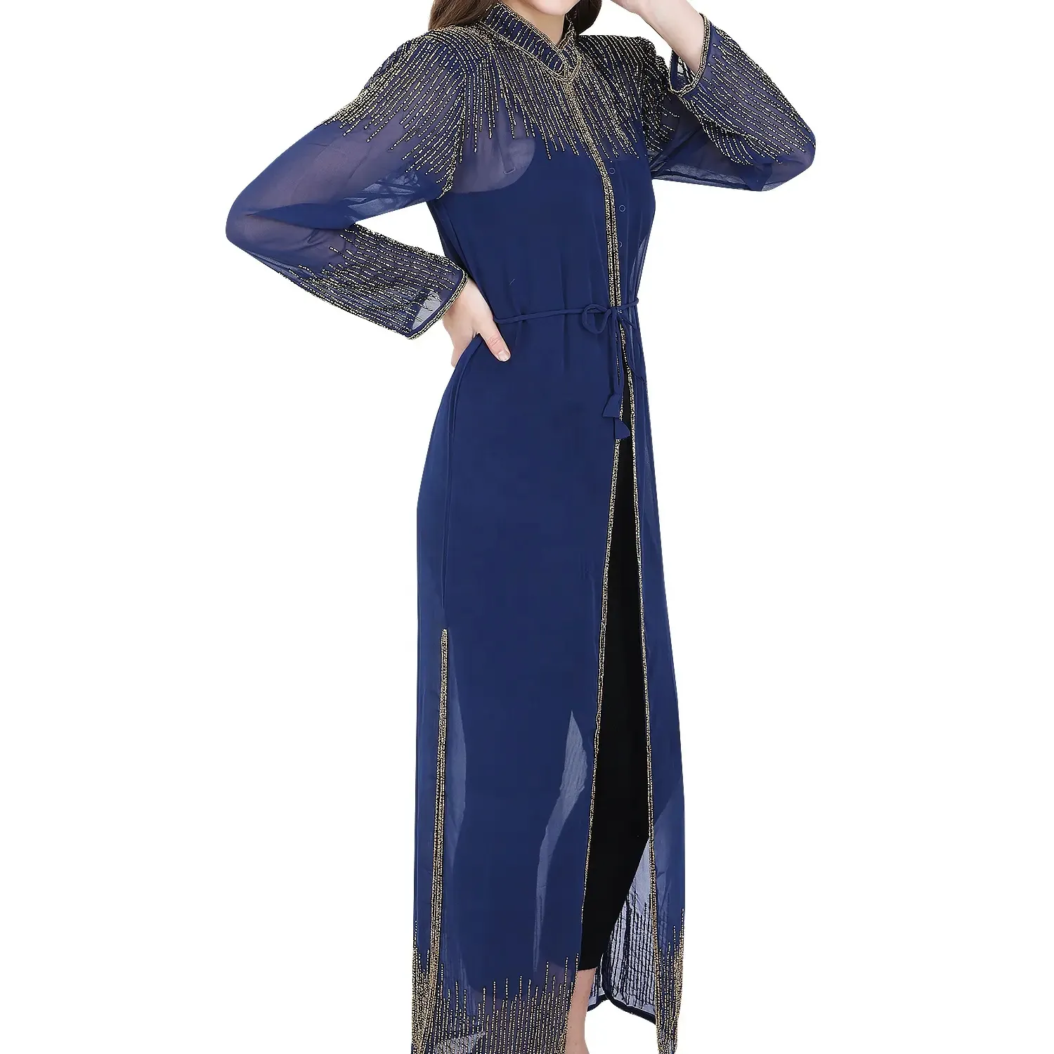 World Best Selling New Ladies Cover Up Party Cocktail Wear Cardigan Shrug Kaftan Coat Abaya Style Spaghetti Strap Casual Wear