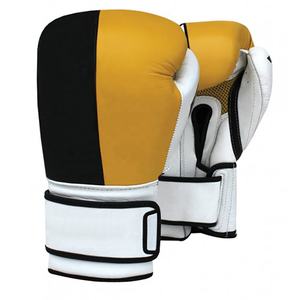 Guantes de entrenamiento de boxeo de cuero PU Real de diseño personalizado de calidad profesional 2023 - Product Image 1