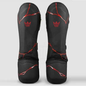 Protector de Espinillas de Cuero para Boxeo y MMA 2026, Alta Calidad, Ligero, Transpirable, Protección, Logotipo Personalizado, Ajustable - Product Image 6