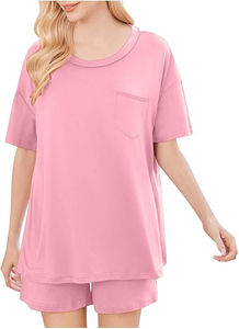 Conjunto de 2 Piezas para Mujer, Shorts y Camiseta de Verano, Estilo Urbano, Transpirable, Oferta 2026 - Product Image 2