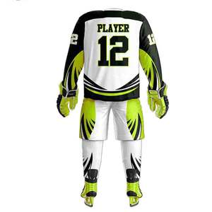 New Custom Design High Quality Ice Hockey Jersey Adults Team <b>Apparel</b> <b>Sports</b> Wear Wholesale Price Shirt Style Ice Hockey Uniform - Product Image 3