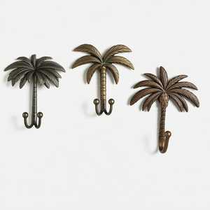 Gancho de pared de pez de latón, ganchos decorativos para abrigos, figurita - Product Image 6