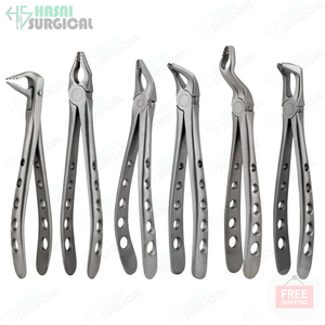 ชุดคีมทันตกรรมสำหรับถอนฟันเครื่องมือสกัดทำจากสแตนเลส - Product Image 4