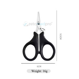 Ciseaux à tresser de pêche compacts, outil de coupe de ligne portable et tranchant, ciseaux à tresser de pêche en acier inoxydable, outil de coupe de ligne de pêche facile - Product Image 4