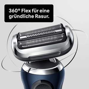 Kit de rasoir électrique rechargeable pour homme, tondeuse à barbe, étanche IPX7 avec base autonettoyante, tondeuse multifonctionnelle pour rasage humide - Product Image 5