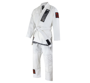 Genteel jiu jitsu kimonos Gi de jiu jitsu brésilien blanc avec des logos de marque personnalisés et des matériaux kimonos bjj de marque de qualité supérieure - Product Image 2