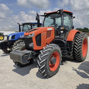 Tracteur agricole diesel Kubota M7 d'occasion, série 20 CV, transmission par engrenages, haute puissance, avec garantie de 5 ans, haute productivité - Product Image 4