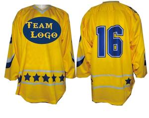 Ensembles d'uniformes de hockey sur glace personnalisés 100% polyester, respirants, séchage rapide, service OEM, fabrication sur mesure au Pakistan - Product Image 3