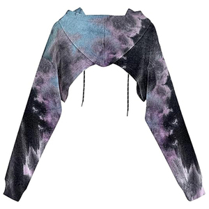 Sudadera con capucha de lana bordada para hombre, sudadera informal de invierno de manga larga con cordones - Product Image 2