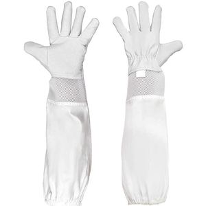 Gants de sécurité pour l'apiculture en cuir en gros personnalisables en usine Gants de protection à manches longues avec manches ventilées anti-piqûre - Product Image 6