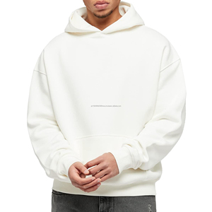 Sudadera con Capucha Personalizada de Alta Calidad, Doble Capa, Hombros Caídos, Gruesa, Talla Grande, de Algodón y Felpa - Product Image 1