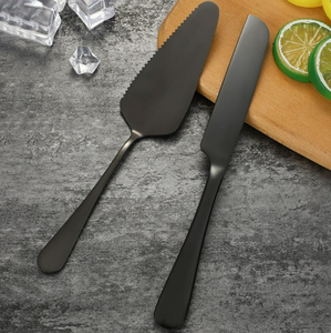 Best Sale 2 pcs Metal Cake Pizza Cutting <b>Set</b> Wedding Cake Knife And Spatula Server <b>Set</b> in Low Price - Product Image 6