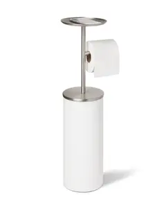 Soporte de papel higiénico de alta calidad duradera en acero con uso de diseño Simple para el hogar y el hotel en el uso del baño - Product Image 1