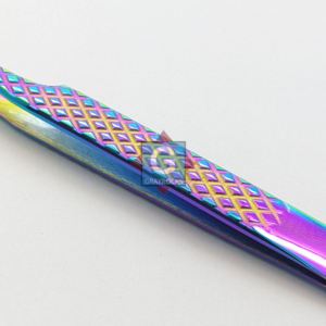 Extensión de pestañas reutilizable, pinzas de pestañas personalizadas de acero inoxidable injertadas - Product Image 6