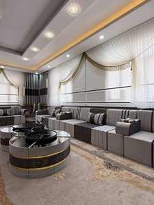 Asientos Orientales para el Suelo, Sofá Étnico, Sofá Árabe Majlis, Sofá Estilo Otomano, Conjunto Árabe Jalsa, Asientos Orientales de Lujo para el Suelo - Product Image 3