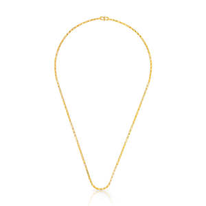 Elegante Collar de Cadena de Oro Amarillo, Pulsera Unisex de Eslabones Finos - Product Image 2