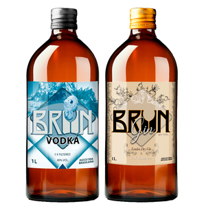 Vodka Brasileño Attiva Premium 5X Destilado a Base de Maíz, Ultra Suave, 40%, Botella de Vidrio de 1L, Sabor Intenso, Ideal para Caipirinhas y Bares - Product Image 1