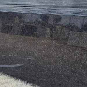 แผ่นหินแกรนิตสีดำขี้เถ้าสำหรับห้องครัวห้องน้ำพื้นผิวขัดเงารับประกัน5ปีผู้ผลิตอินเดียขายส่ง - Product Image 1