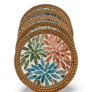 Mantel Individual de Nácar Estilo Bohemio con Ratán a Precio Razonable para Pedidos al por Mayor y Uso Diario Desde Vietnam - Product Image 3