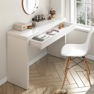 Viviere Bedroom Dressing <b>Table</b> Plastic Makeup <b>Vanity</b> with <b>Mirror</b> MDF Panel Specific Use for Bedroom Dresser - Product Image 4