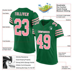 Maillots de football professionnels ajustés 220 GSM en polyester par sublimation – Fournisseur d'uniformes de football - Product Image 4