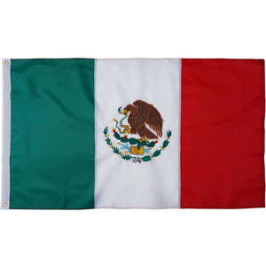 Bandera de México de Doble Cara 3x5, Bandera Nacional Mexicana para Exteriores - Product Image 6
