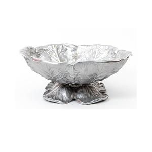 Hot Selling High Quality Decorative Fruit Serving <b>Bowl</b> hand made <b>With</b> golden plating Finishing & Aluminum Metal Stand - Product Image 6