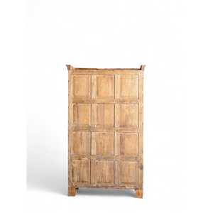 <b>Rustic</b> Wooden Bookshelf for Home Office Living Room Bedroom School or Hotel Durable Metal <b>Cabinet</b> for Book Storage - Product Image 5