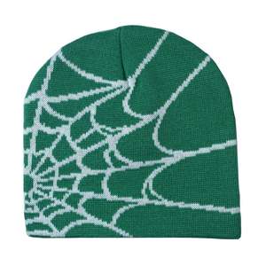 หมวกบีนนี่ถักสำหรับฤดูหนาวพิมพ์ลายทั้งหมดพร้อมหมวกปักโลโก้ผ้าแจ็คการ์ดแบบออกแบบได้ตามต้องการ - Product Image 4